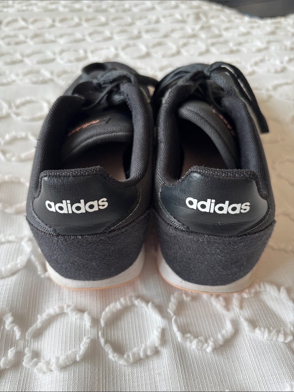 adidas Black Sneakers with White Stripes - Picture 4 of 5